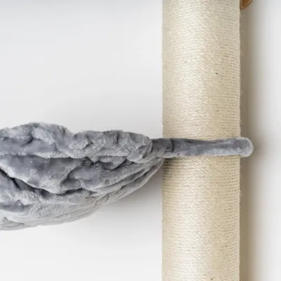Cat Climbing Wall XXL – RHR Quality Wallpolehammock45 Light Grey