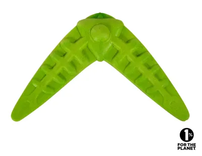 Dog Toy TPR Boomerang – Green