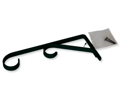 Wall Hook 25cm – Emma's Garden Black