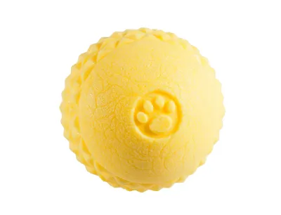 TPR Bal Hondenspeelgoed – Yellow Vanilla