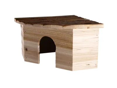 Wooden Small Animal House Leli 30x21x13cm – Brown
