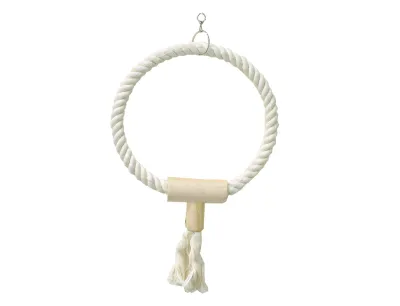 Katoenen Vogelring 49cm – Wit