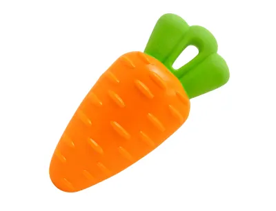 TPR Dog Toy Carrot 20 cm – Orange