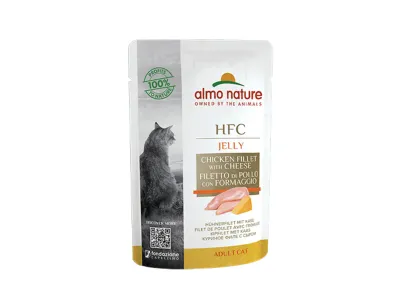 Cat Food HFC Jelly – Almo Nature – kipfilet en kaas