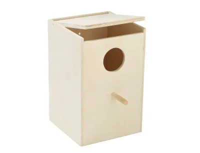 Houten parkietenestkast 15x14,5x22,2cm – Fauna