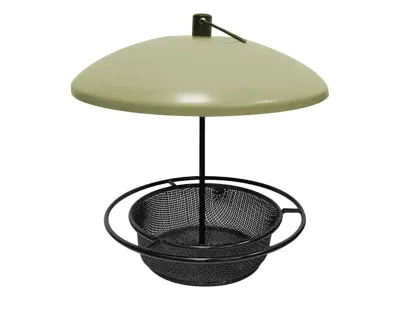 Mealworm and Feed Bowl with Roof – Emma's Garden Green