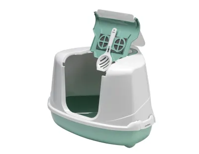 Cat Litter Box Corner Groen