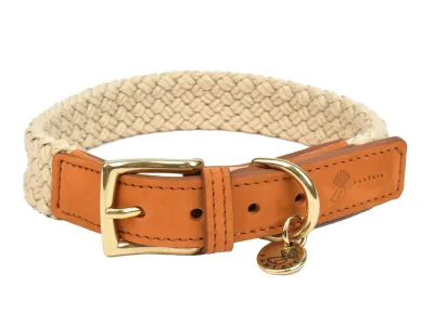 Dog Collar Tau Light Brown XXL – Fantail