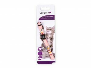 Halsband kat Kitty Cat roze 20-27cmx8mm